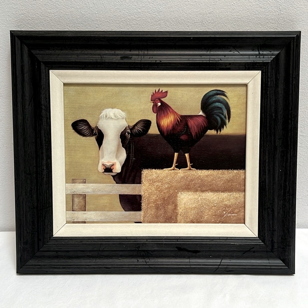 Lowell Herrero All My Friends - Barnyard Cow Picture